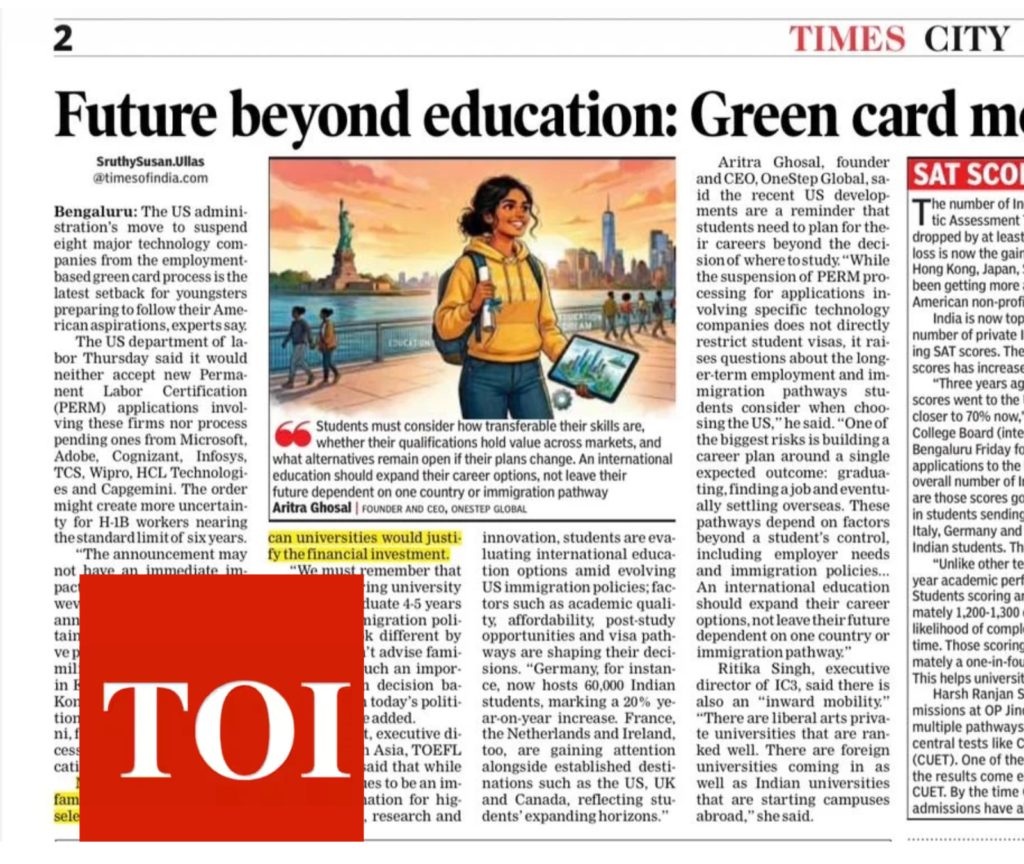 Future beyond education: Green card move rattles US-bound students in Bengaluru